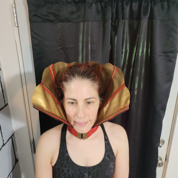 REAL LATEX by DAWNAMATRIX Petal Collar Sz S - Picture 5 of 10